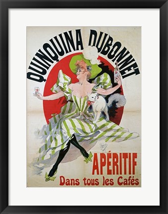 Framed Quinquina Dubonnet Print