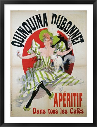 Framed Quinquina Dubonnet Print