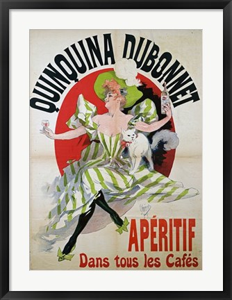 Framed Quinquina Dubonnet Print