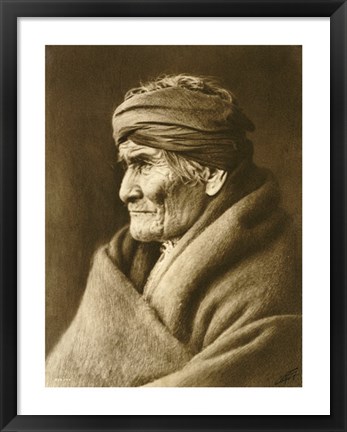 Framed Geronimo, Apache Print