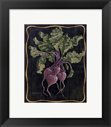 Framed Bouquet Of Beets Print