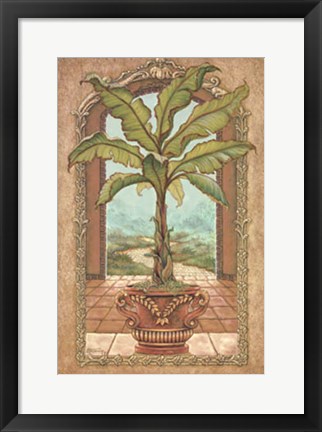 Framed Classical Banana Tree Print