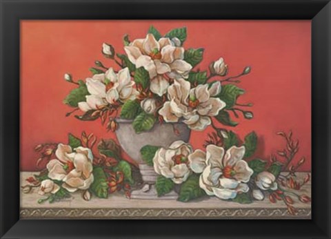 Framed Classical Magnolia II Print