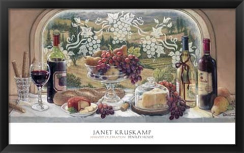 Framed Harvest Celebration Print