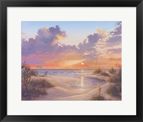 Framed Paradise Sunset Print