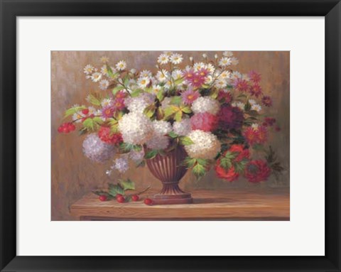 Framed Angelina&#39;s Flowers I Print