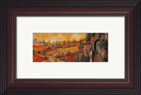 Framed Bassa Toscana Print