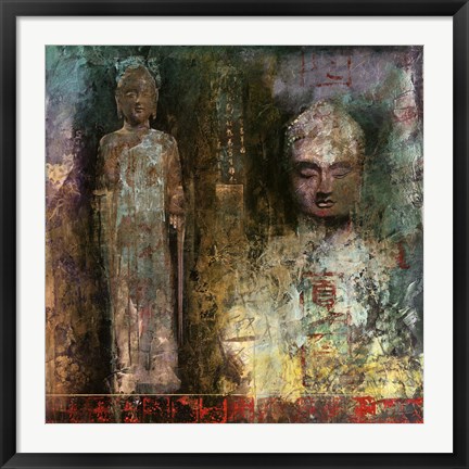 Framed Meditation Gesture II Print