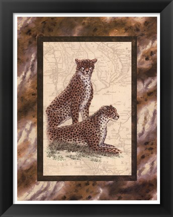 Framed Cheetahs Print