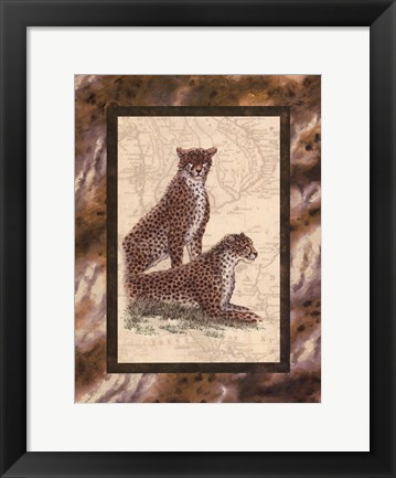 Framed Cheetahs Print