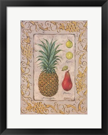 Framed Tropical Fruit II Print