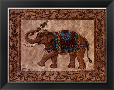 Framed Royal Elephant II Print