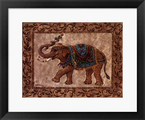 Framed Royal Elephant II Print