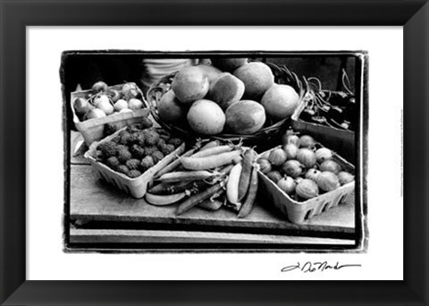 Framed Farmer&#39;s Market I Print