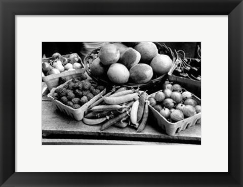 Framed Farmer&#39;s Market I Print