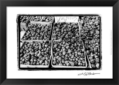 Framed Farmer&#39;s Market VI Print