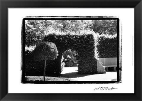 Framed Garden Hideaway III Print