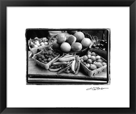 Framed Farmer&#39;s Market I Print