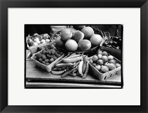 Framed Farmer&#39;s Market I Print