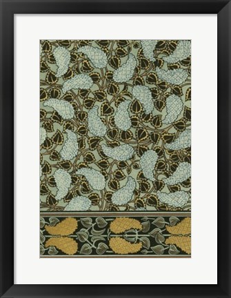 Framed Garden Tapestry I Print