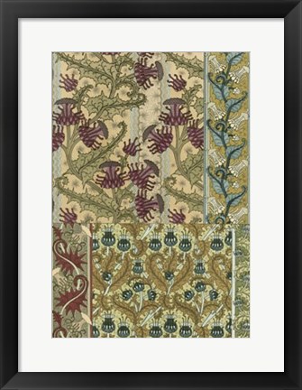 Framed Garden Tapestry IV Print