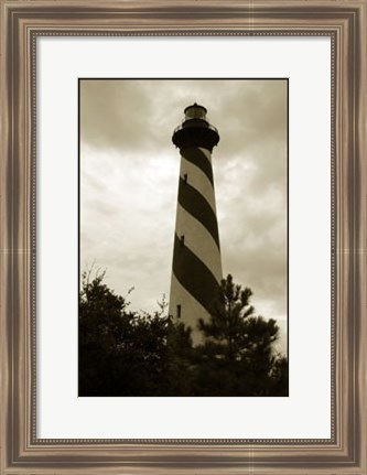 Framed Hatteras Island Lighthouse Print