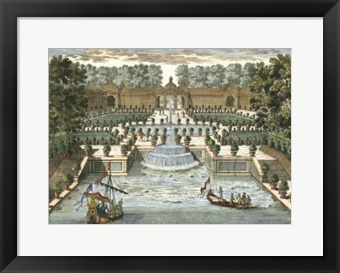 Framed View of France II Print