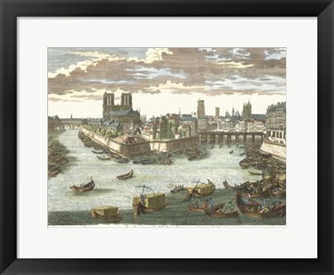 Framed View of France VII Print