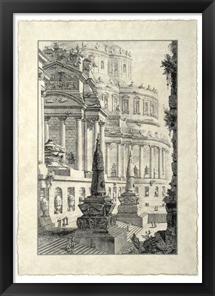 Framed Vintage Roman Ruins III Print