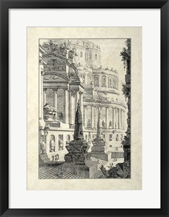 Framed Vintage Roman Ruins III Print