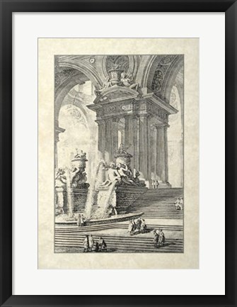 Framed Vintage Roman Ruins IV Print