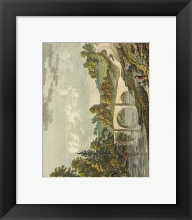 Framed Bridge near Clerk Castle Print