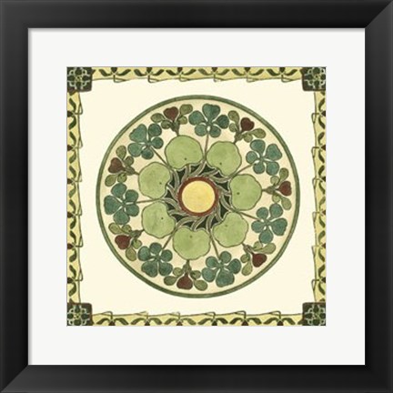 Framed Arts &amp; Crafts Plate II Print