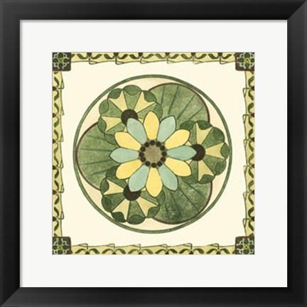 Framed Arts &amp; Crafts Plate IV Print