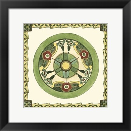 Framed Arts &amp; Crafts Plate VI Print