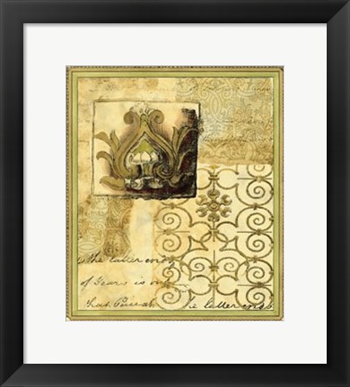 Framed Gateway Finial I Print