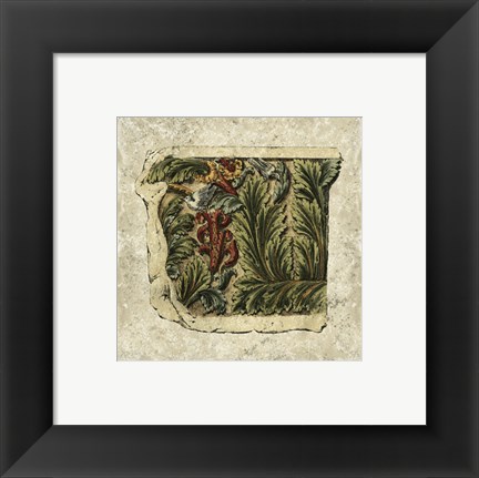 Framed Decorative Frieze I Print