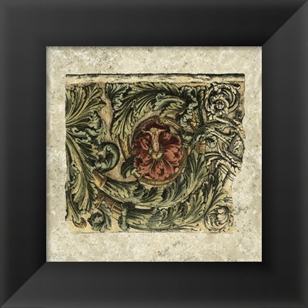 Framed Decorative Frieze II Print