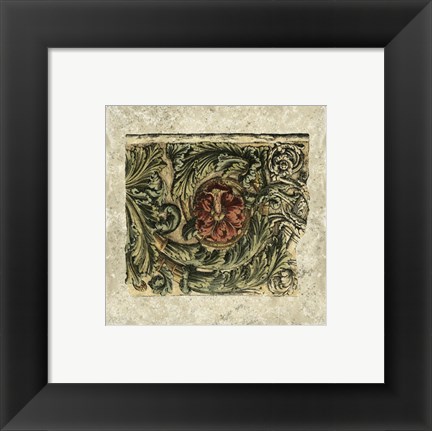 Framed Decorative Frieze II Print