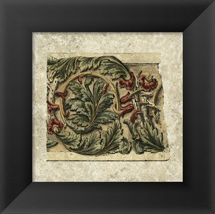 Framed Decorative Frieze IV Print