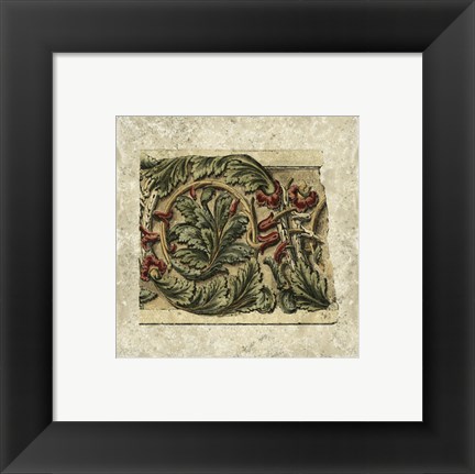 Framed Decorative Frieze IV Print