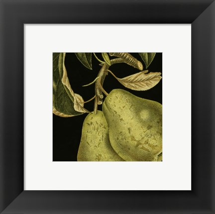 Framed Dramatic Pear Print