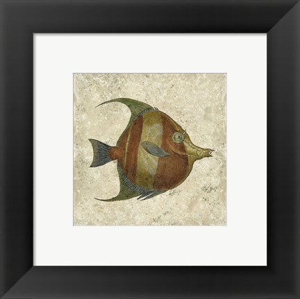 Framed Angel Fish II Print