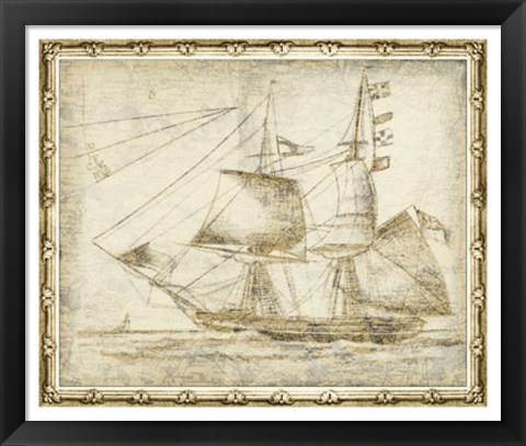 Framed Ghost Ship II Print