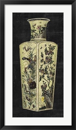 Framed Aged Porcelain Vase II Print