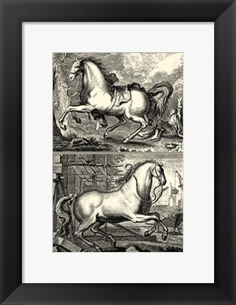 Framed Galloping Horses I Print