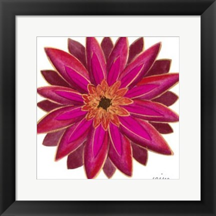 Framed Bright Blossoms III Print