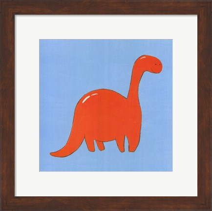 Framed Brontosaurus Print