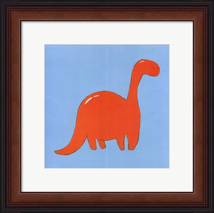 Framed Brontosaurus Print