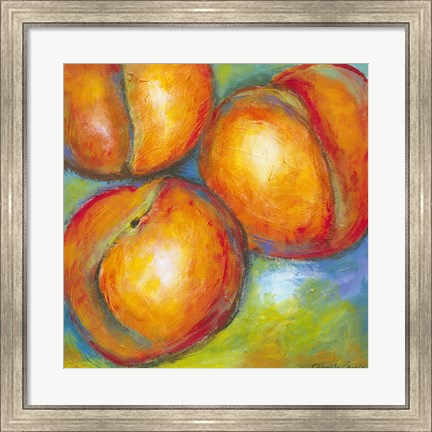 Framed Abstract Fruits II Print